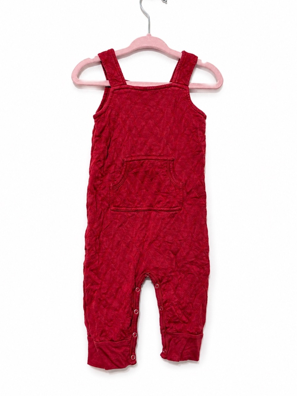 Kate Quinn Bamboo Quilted Overalls 6-12 Months Jumper Unisex